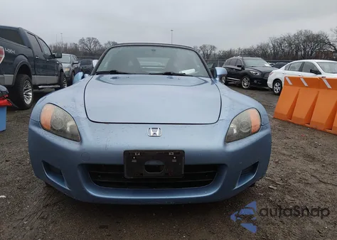 2003 Honda S2000 z USA, uszkodzony, nr VIN JHMAP11453T007700